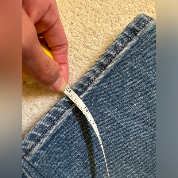 Express relaxed tapered mild rise long jeans id 5735 size 6R NWT - Picture 8 of 8